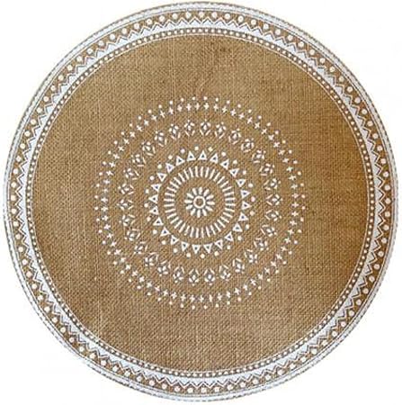 Aube Bohème™ Set de table en fibres naturelles (Lot de 6) - komoemori
