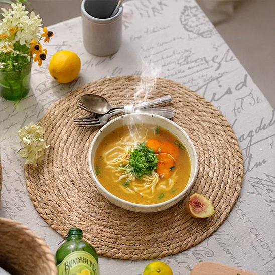 Tissage d’Aube™ - Set de table rond - komoemori