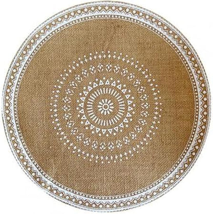 Aube Bohème™ Set de table en fibres naturelles (Lot de 6) - komoemori