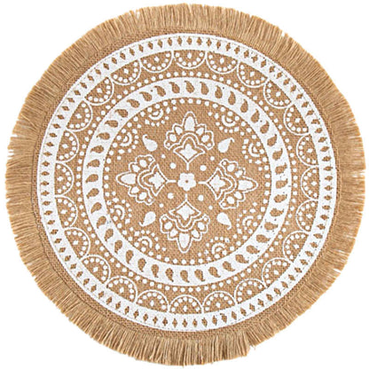 Aube Bohème™ Set de table en fibres naturelles (Lot de 6) - komoemori