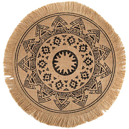 Aube Bohème™ Set de table en fibres naturelles (Lot de 6) - komoemori