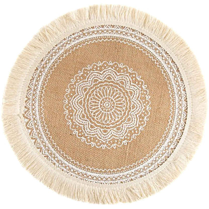 Aube Bohème™ Set de table en fibres naturelles (Lot de 6) - komoemori